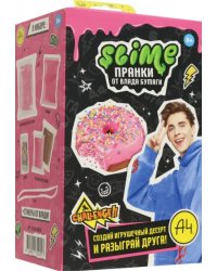 Slime Лаборатория Пранк Десерт пончик