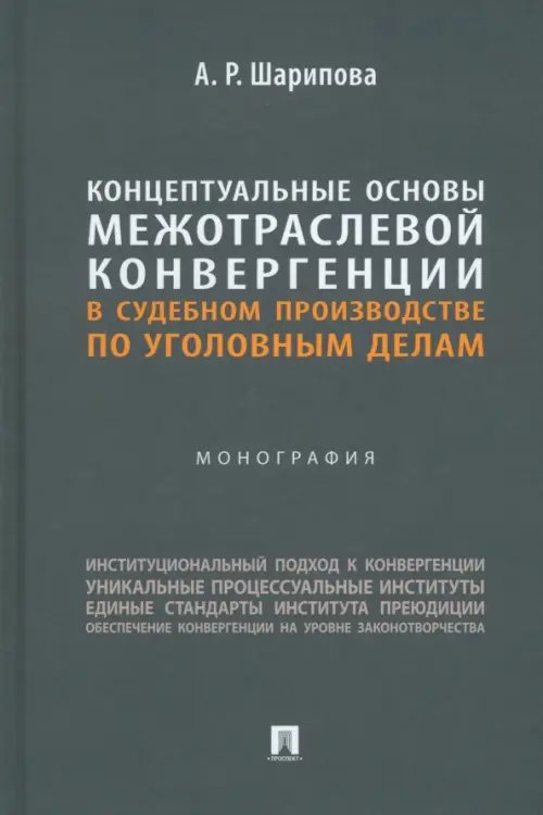 Концептуальные основы межотраслевой конвергенции в судебном производстве по уголовным делам