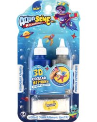 Набор для изготовления фигурок Aqua Slime, серебро-синий