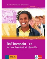 DaF kompakt A2. Deutsch als Fremdsprache fur Erwachsene. Kurs- und Ubungsbuch mit 2 Audio-CDs