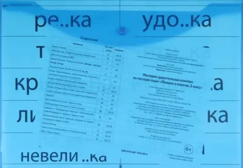 Наглядно-дидактический комплекс по русскому языку. Правила и понятия. 2 класс