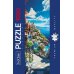 Puzzle-1000 Панорама. Санторини