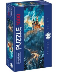Puzzle-1000 Панорама. Зимний замок