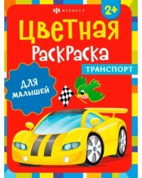 Раскраска для малышей. Транспорт. 2+