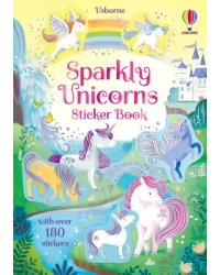 Sparkly Unicorns. Sticker Book