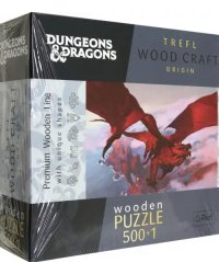 Деревяный пазл-501 Древний красный дракон