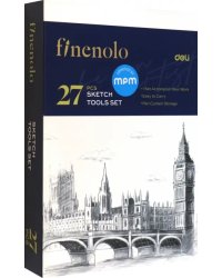 Набор для скетчинга Finenolo, 27 предметов