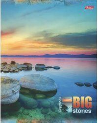 Тетрадь общая Big Stones, 60 листов, А5, клетка, в ассортименте