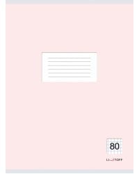 Тетрадь для конспектов Классическая, розовая, А4, 80 листов