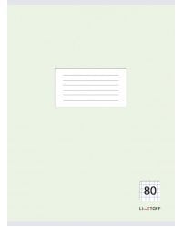 Тетрадь для конспектов Классическая, зеленая, А4, 80 листов