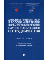 Актуальные проблемы права в России и Бразилии в новых условиях развития. Монография