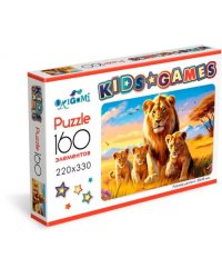 Kids Games. Пазл-160. Львы