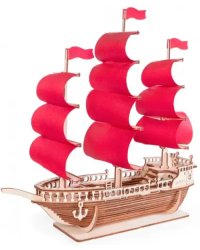 Сборная модель из дерева Корабль Ламар
