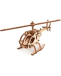 Конструктор 3D деревянный Вертолет Робинзон