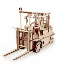 Конструктор 3D деревянный подвижный Погрузчик