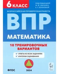 ВПР. Математика. 6 класс. 10 тренировочных вариантов