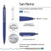 Ручка шариковая автоматическая San Remo, синяя, цвет корпуса ярко-синий, в футляре