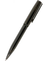 Ручка шариковая автоматическая Boston, синяя, цвет корпуса черный, в футляре