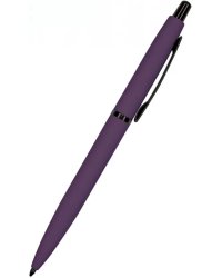 Ручка шариковая автоматическая San Remo, синяя, цвет корпуса фиолетовый, в футляре