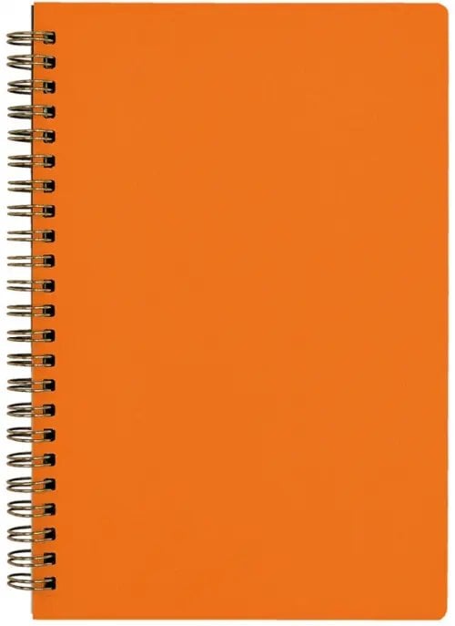 Тетрадь Pragmatic. 60 листов, клетка, оранжевый, гребень