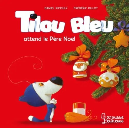 Tilou bleu attend le Pere Noel