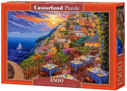 Puzzle-1500. Романтический вечер в Позитано