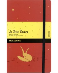 Блокнот Le Petit Prince, 130х210 см, 96 листов, на резинке, красный, нелинованный 