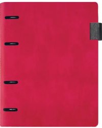 Папка-обложка для сменных тетрадных блоков, красная, А5