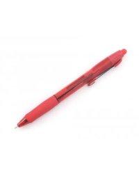Ручка шариковая автоматическая Cello JETTA STEEL, 0.7 мм, красный
