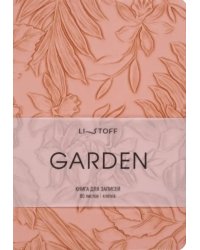 Книга для записей Garden. Коралловый, 80 листов, А6+, клетка