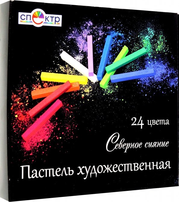 Пастель сухая &quot;Северное Сияние&quot;, 24 цвета