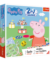 TREFL PEPPA PIG Настольная игра 2 в 1 Свинка Пеппа