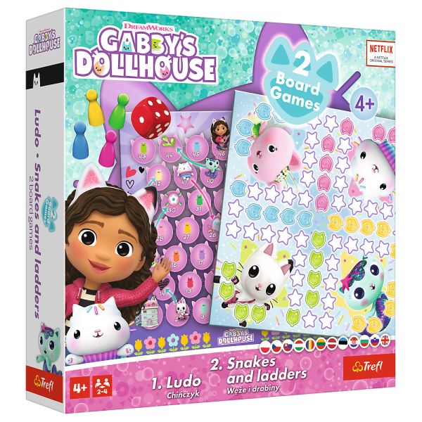 TREFL GABBY´S DOLLHOUSE Настольная игра 2 в 1