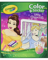 CRAYOLA PRINCESS Раскраска с наклейками