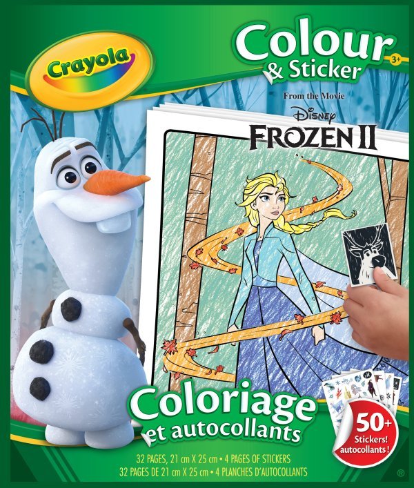 CRAYOLA FROZEN 2 Раскраска с наклейками