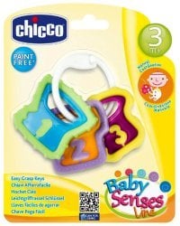 CHICCO прорезыватель "Ключи", 3 м+