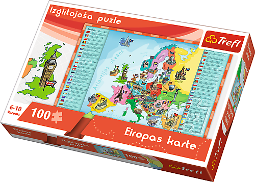 TREFL Educational puzzle 100 Europe