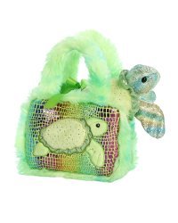 AURORA Fancy Pals плюшевая игрушка, черепаха в сумке, 20 см