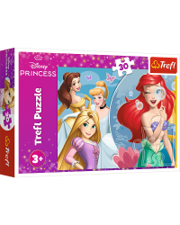 TREFL DISNEY PRINCESS Пазл Принцессы, 30 шт.