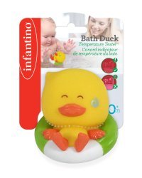 INFANTINO Игрушка для ванны с термометром, Уточка
