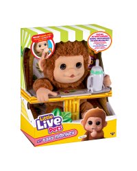 LITTLE LIVE PETS интерактивная мягкая игрушка Обезьяна