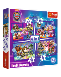 TREFL PAW PATROL Комплект пазлов Щенячий патруль 4в1