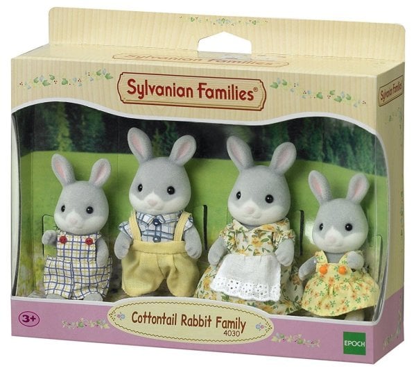 SYLVANIAN FAMILIES Семья Kроликов Xлопкохвостикoв