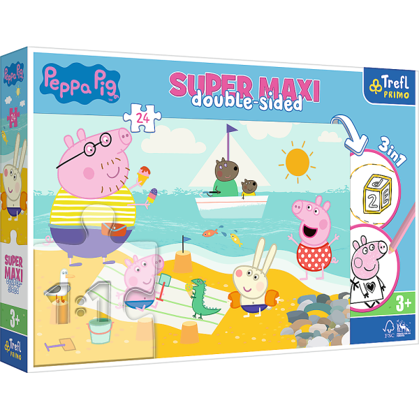 TREFL PEPPA PIG Супермакси-пазл, 24 шт.