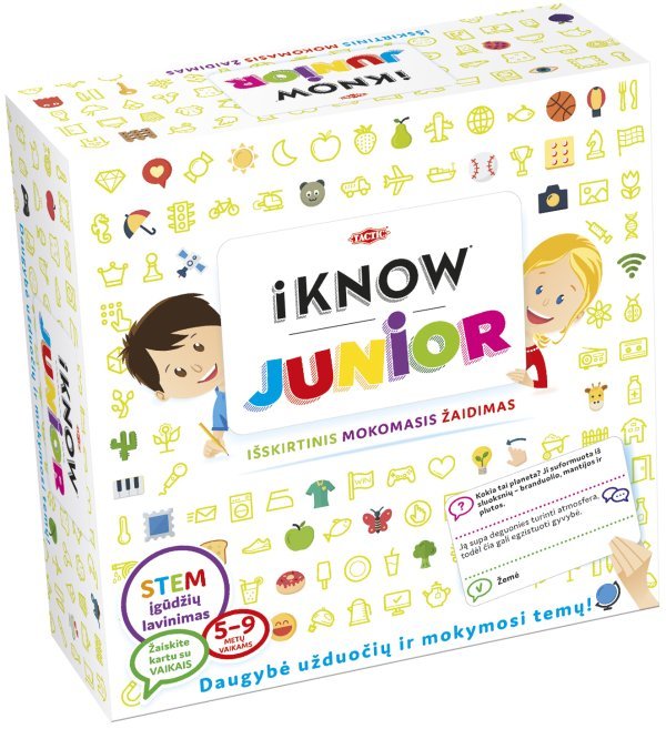 TACTIC Настольная игра IKNOW Junior (на литовском яз.)