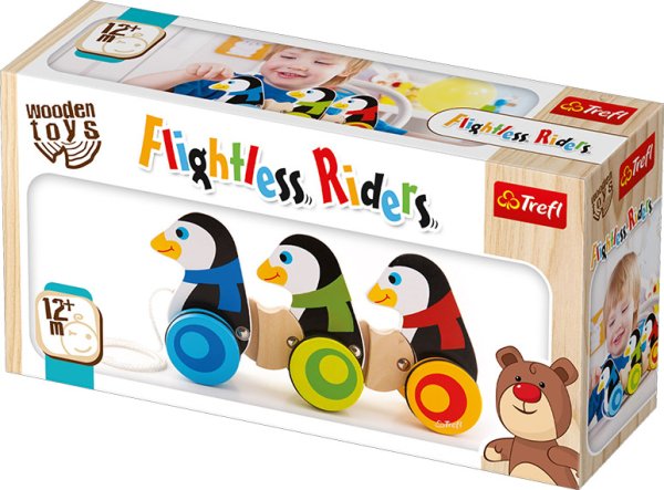 TREFL WOODEN TOYS Птицы на колесах