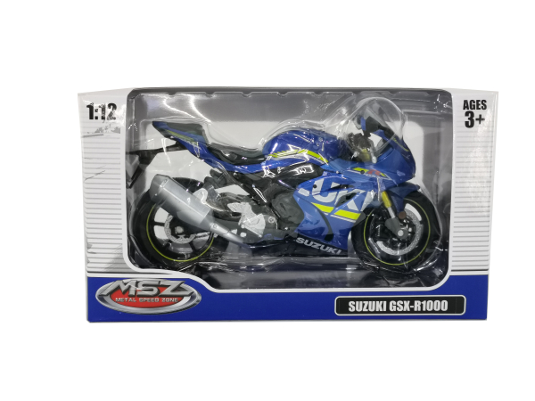 MSZ металлическая модель SUZUKI GSR-R1000 1:12