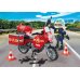 PLAYMOBIL ACTION HEROES Fire Motorcycle & Oil Spill Incident 71466