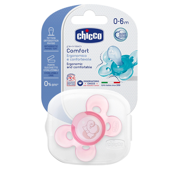 CHICCO Соска физиологической формы Comfort, 0м+