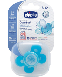 CHICCO Physio Comfort Соска 6-12м, синяя